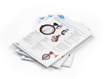 CVB Butterfly Rubber lined Valves